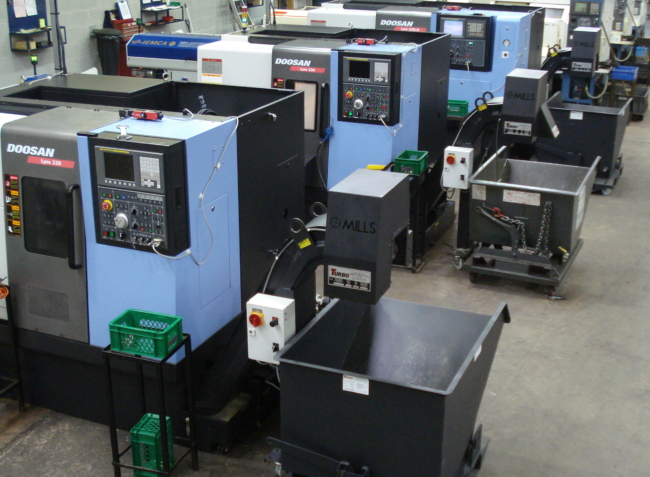 CNC Turned parts manufacturing facility