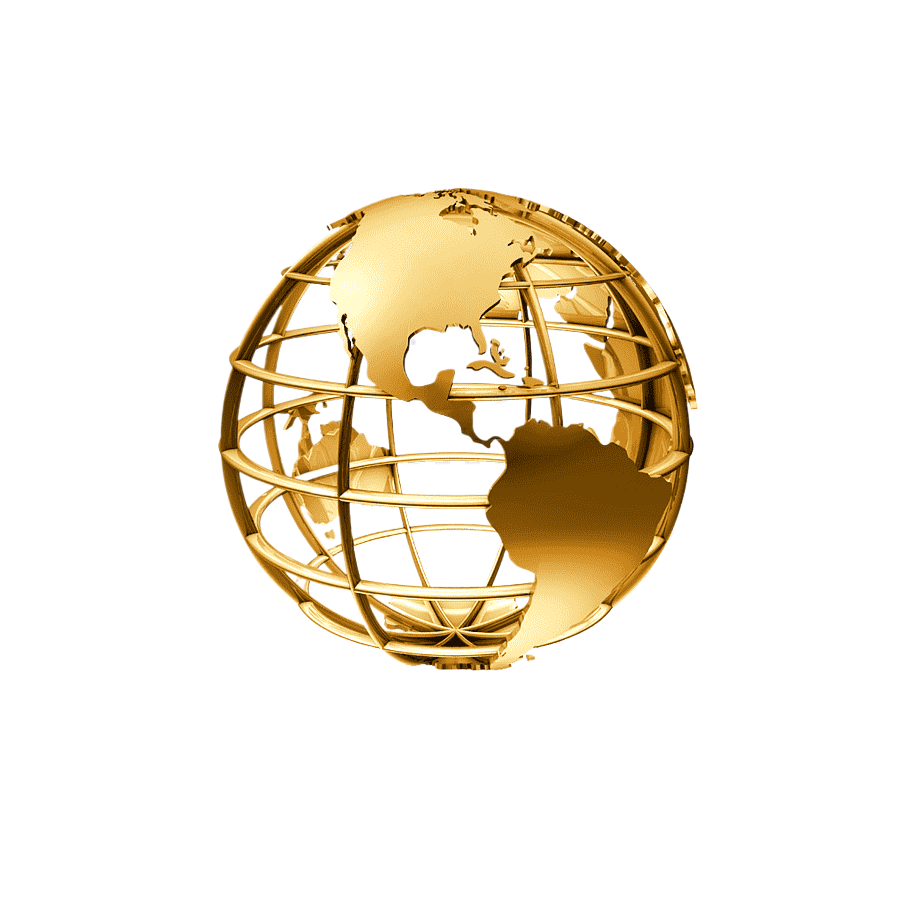 Png Clipart Gold Globe Illustration Golden Globe World Landmarks Global Fotor 20240227113448